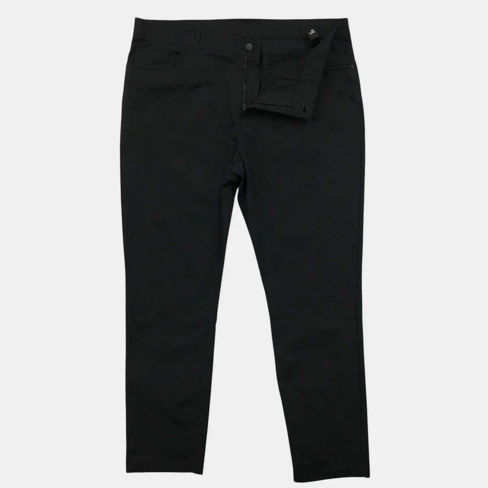Public Rec Work to Play Pants Black Mens 38x34 Five Pocket Performance Trousers